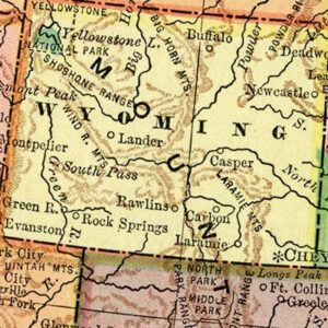 Old Maps of Wyoming